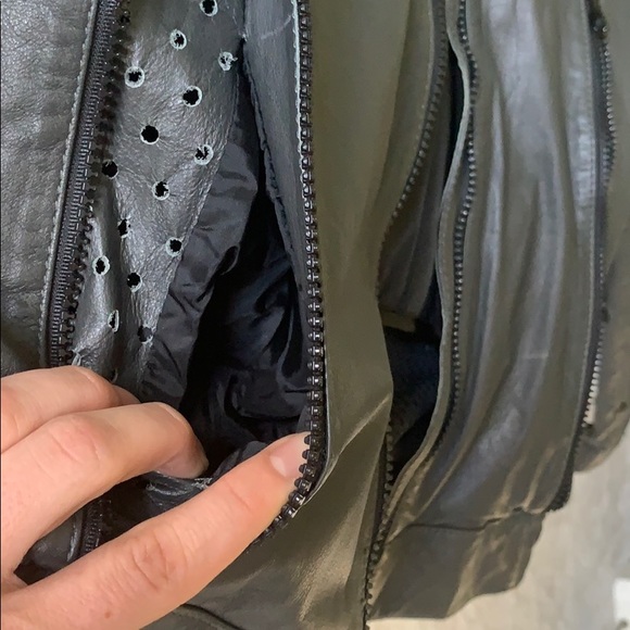 hein gericke women’s dark grey motorcycle jacket - Picture 10 of 11